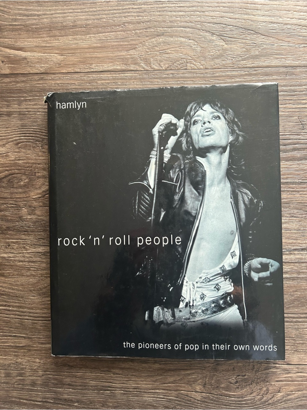 Rock 'n' Roll People Hardcover Book - Black & White